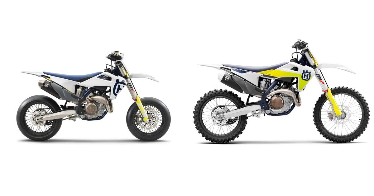 Motorrad Vergleich Husqvarna FS 450 2020 vs. Husqvarna FE 450 2021