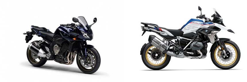 Yamaha FZ1 Fazer 2010 vs BMW R 1250 GS 2019