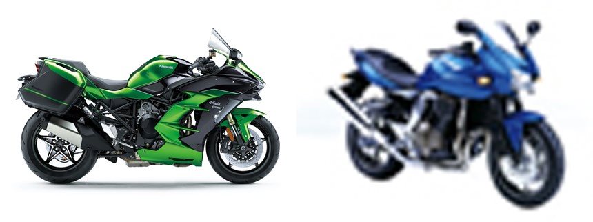 Kawasaki Ninja H2 SX SE 2019 vs Kawasaki Z 750S 2006