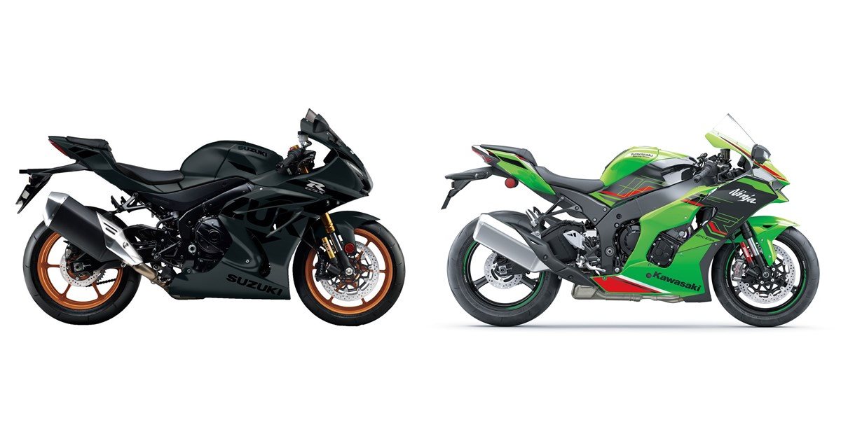 サキナ各種 Suzuki GSX-R 1000 R 2022 vs Kawasaki Ninja ZX-10R 2024