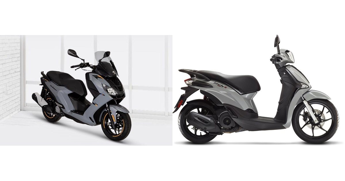 Motorrad Vergleich Peugeot Pulsion 125 GT 2024 vs. Piaggio Liberty 125 ...