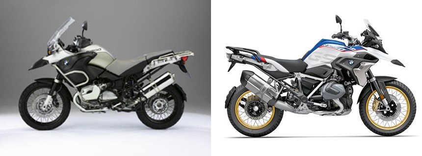 BMW R 1200 GS Adventure 2007 vs BMW R 1250 GS 2022