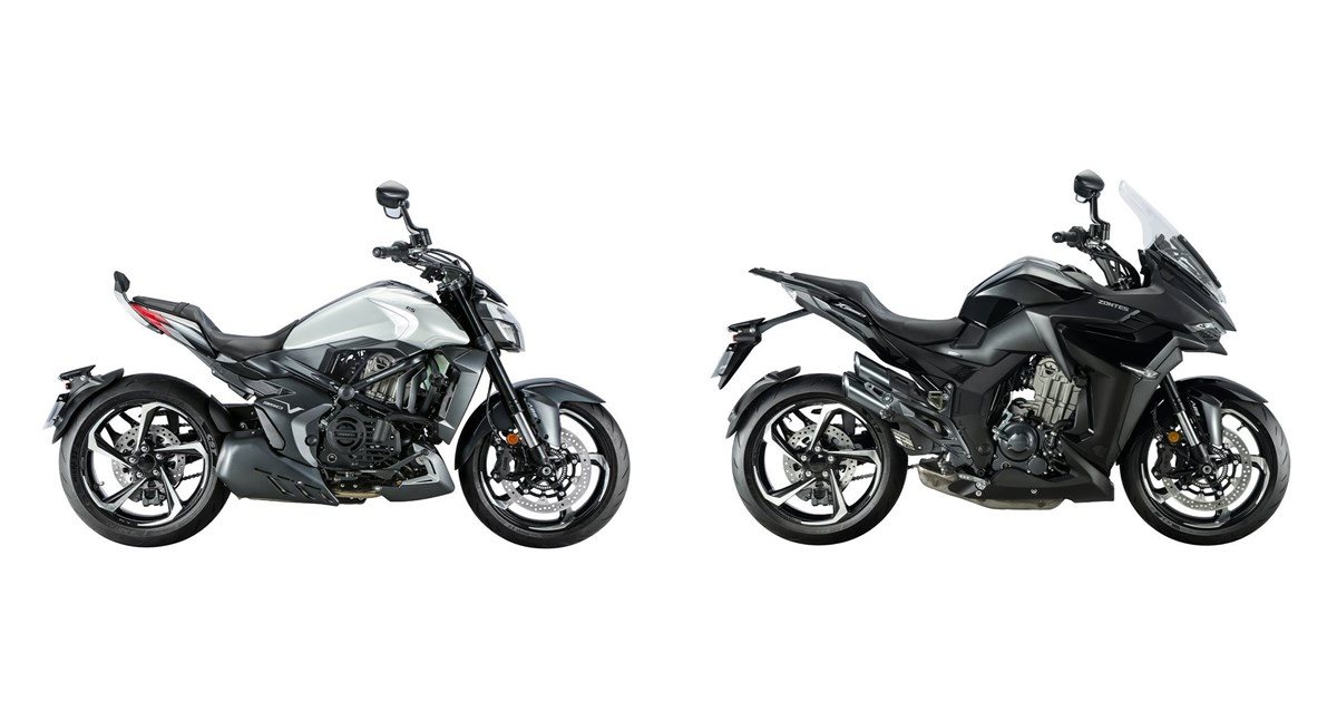 Motorrad Vergleich Zontes 350 V 2024 vs. Zontes 350 X1 2024