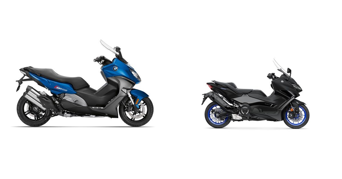 Motorrad Vergleich BMW C 650 Sport 2020 vs. Yamaha TMAX 2024