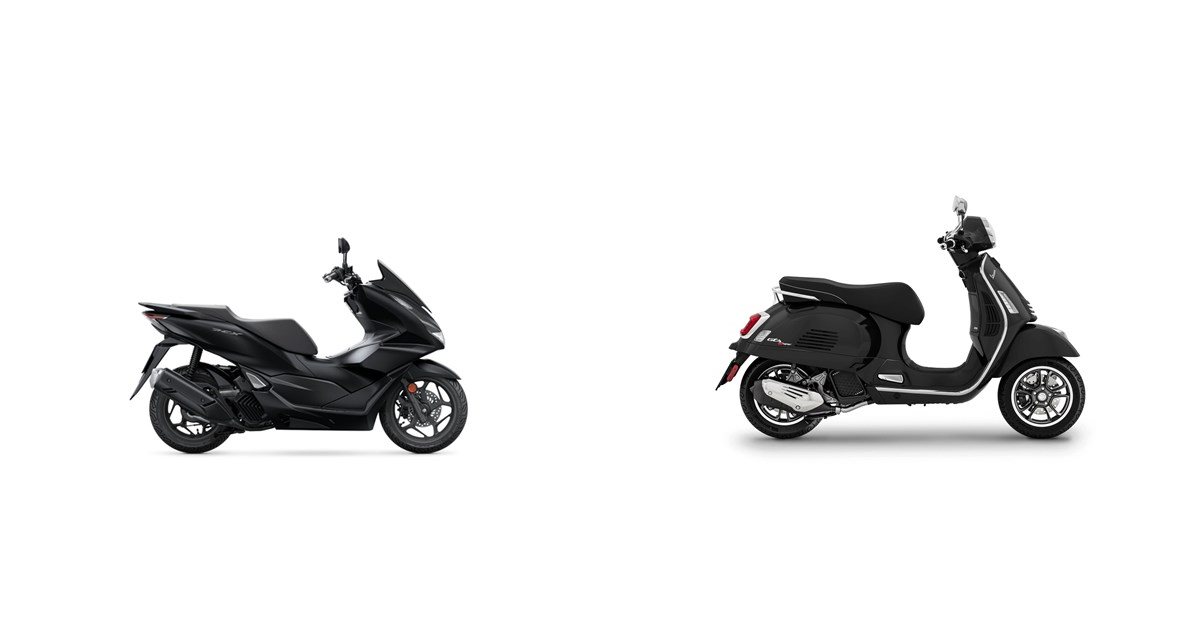 Motorrad Vergleich Honda Pcx 125 2024 Vs Vespa Gts 125 Super 2023