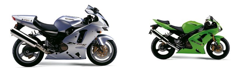 Kawasaki ZRX 1200 R 2005 vs Kawasaki Ninja ZX-6R 2005