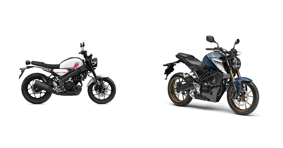 Motorrad Vergleich Yamaha Xsr125 2024 Vs Honda Cb125r 2022