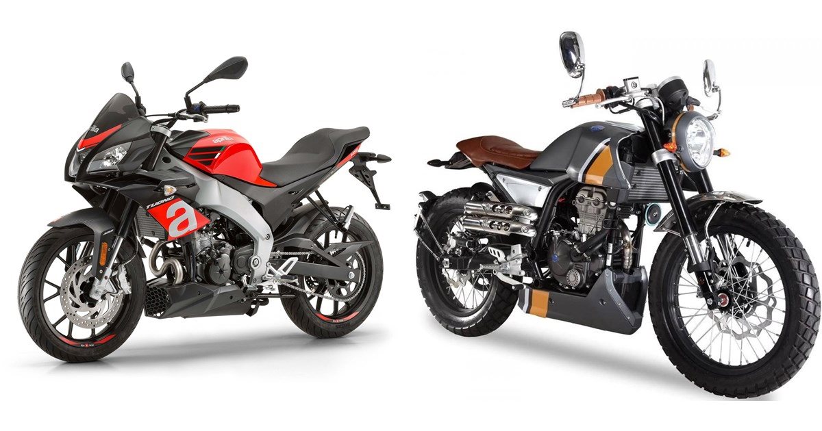 Motorrad Satteltasche Leder | Für Aprilia, Mondial, HPS 125/300 | Mit Halterung | Stauraum & Schutz