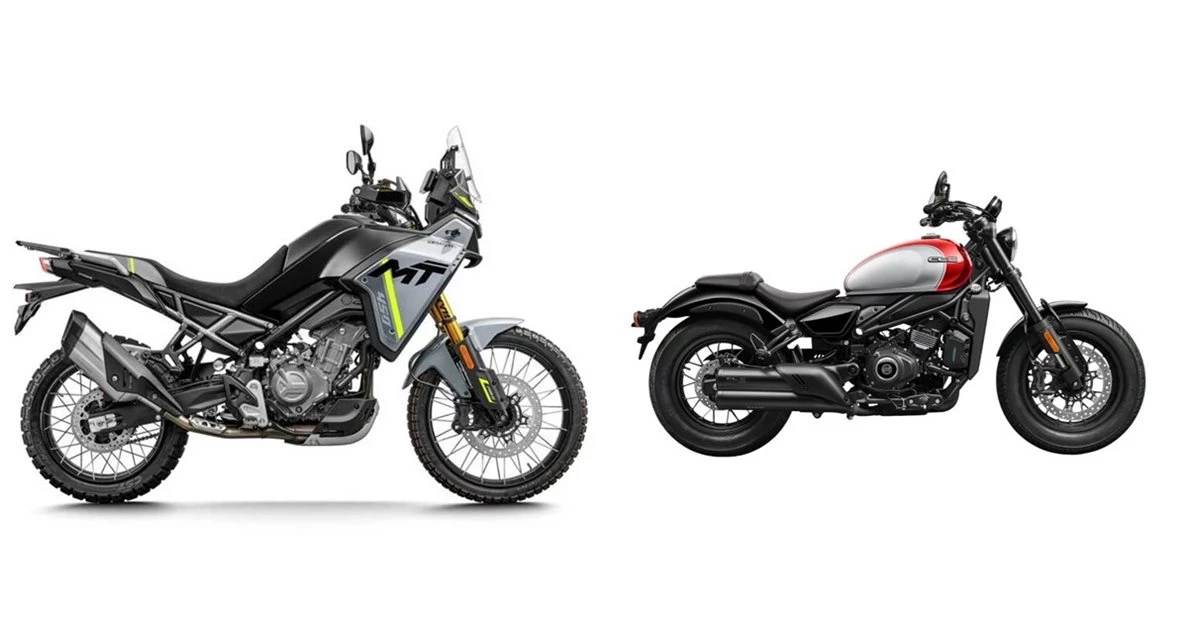 Motorrad Vergleich CFMOTO 450MT 2024 vs. CFMOTO 450CL-C 2024