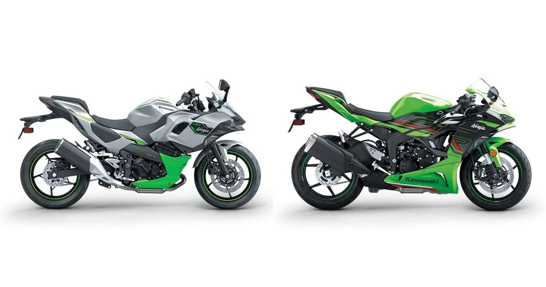 Kawasaki Ninja 7 Hybrid 2024 vs Kawasaki Ninja ZX-6R 2024