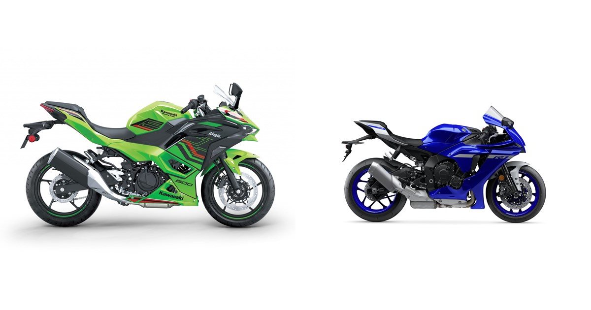 450 Rse Vs R1 Kawasaki Ninja 500 SE 2024 vs Yamaha R1 2020