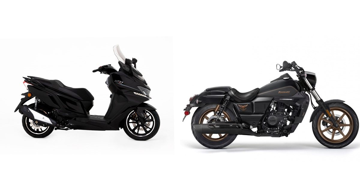 Motorrad Vergleich Daelim XQ1 2023 vs. United Motors UM Renegade ...