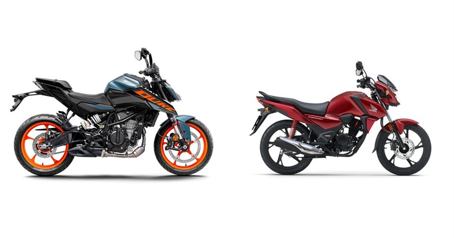 Motorrad Vergleich Ktm 125 Duke 2024 Vs Honda Cb125f 2024