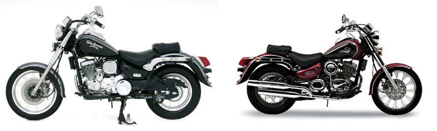 Motorrad Vergleich Daelim Daystar 125 2008 vs. Daelim Daystar 125 2005