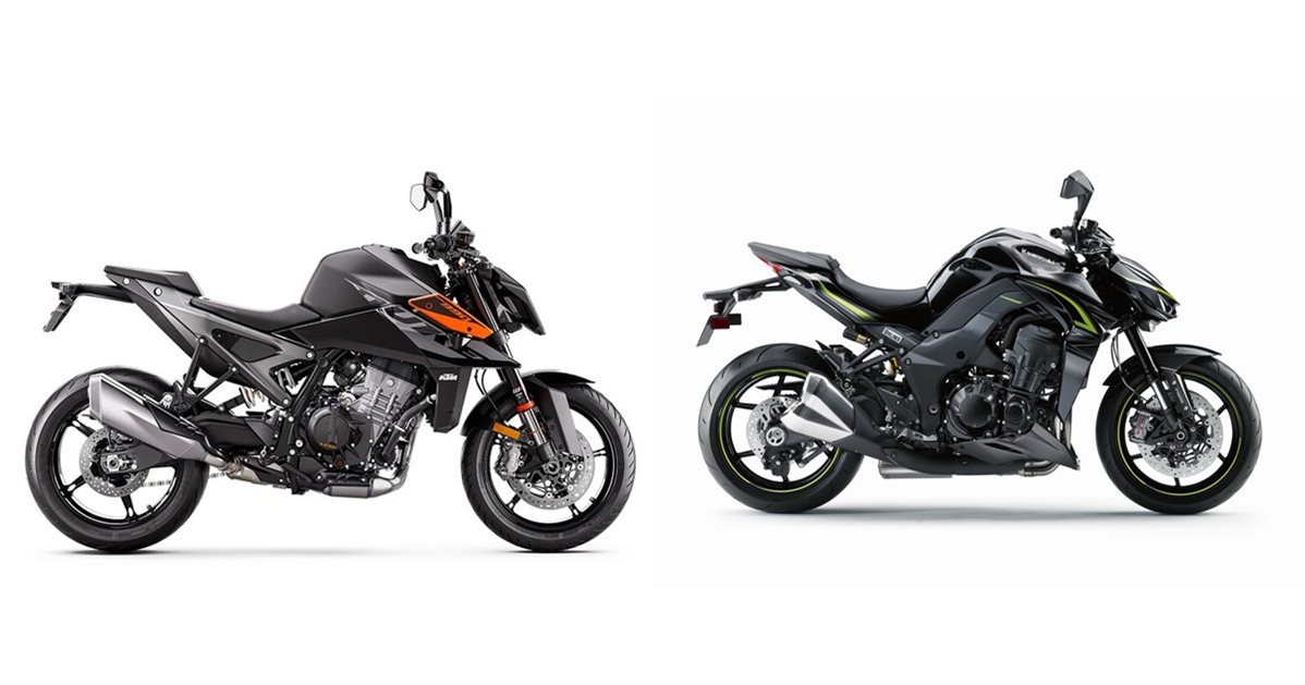 KTM 990 Duke 2024 vs Kawasaki Z1000 R 2018