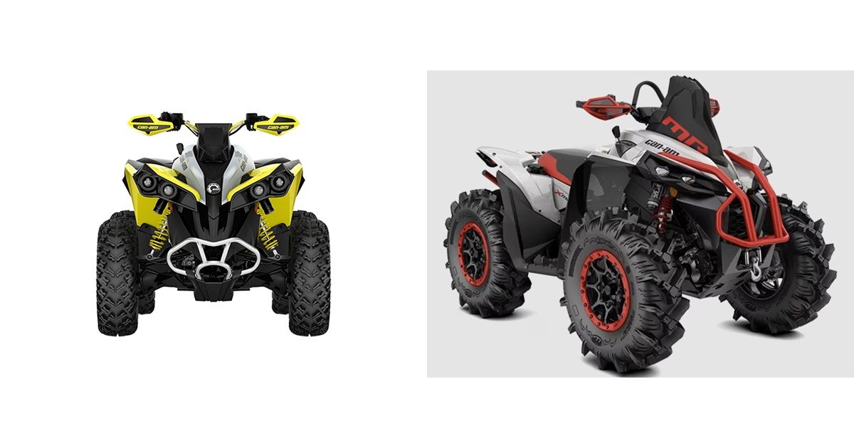 Motorrad Vergleich Can Am Renegade Xxc Vs Can Am Renegade X Mr R