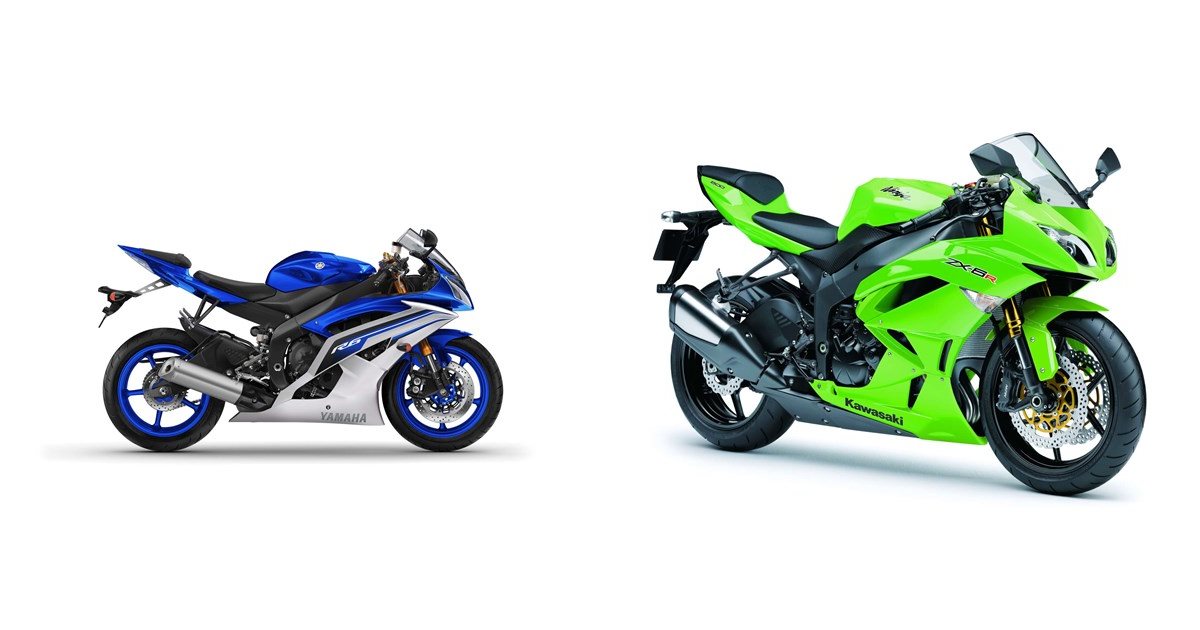 Yamaha YZF-R6 2017 vs Kawasaki Ninja ZX-6R 2014