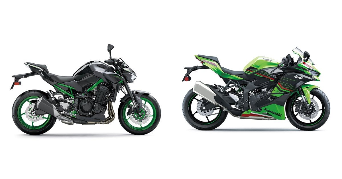 Kawasaki Z900 2023 vs Kawasaki Ninja ZX-4RR 2024
