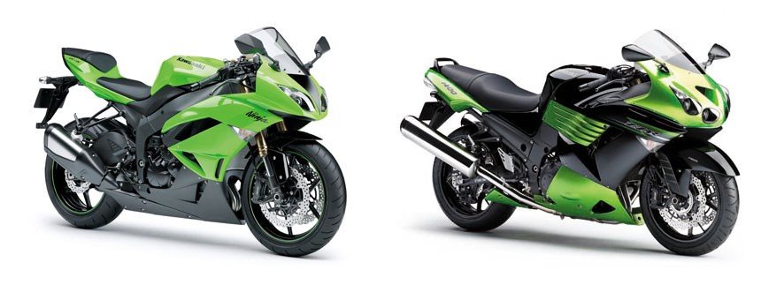 Kawasaki Ninja ZX-6R 2009 vs Kawasaki ZZR 1400 2011