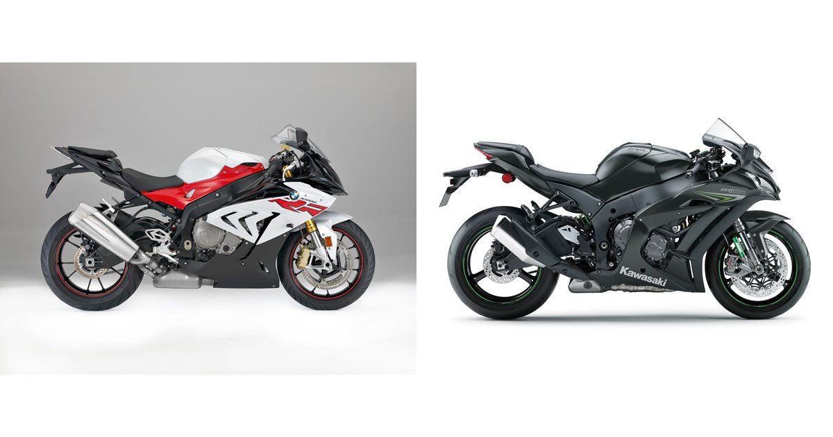  Ｓ1000 R R BMW S 1000 RR 2017 vs Kawasaki Ninja ZX-10R 2017