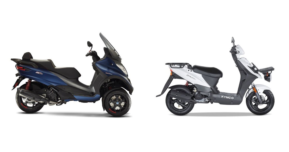 Motorrad Vergleich Piaggio Mp3 500 Sport Advanced 2023 Vs Kymco