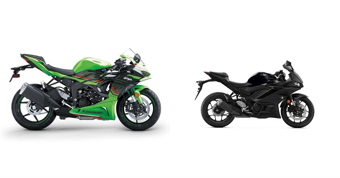 Kawasaki Ninja ZX-6R 2024 vs Yamaha YZF-R3 2020