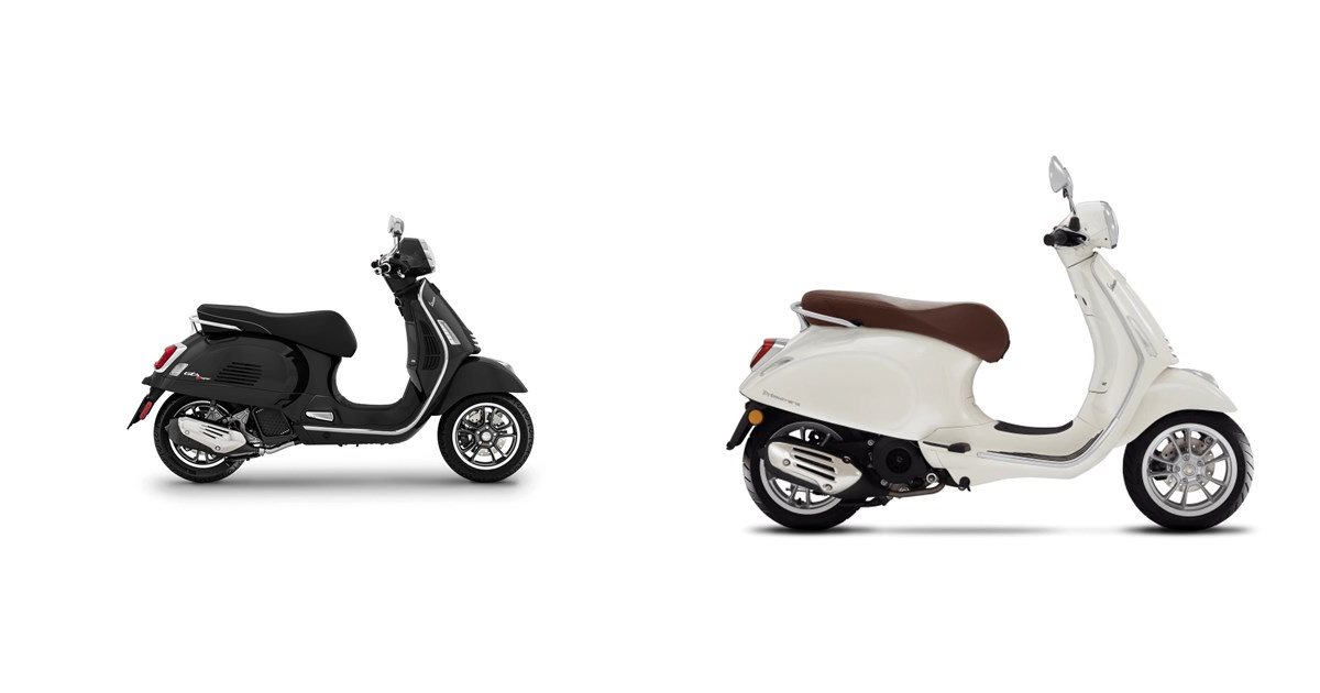 Motorrad Vergleich Vespa Gts 125 Super 2024 Vs Vespa Primavera 125 2022