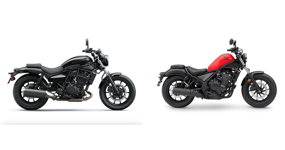 Motorrad Vergleich Kawasaki Eliminator 500 2024 Vs. Honda Cmx500 Rebel 2021