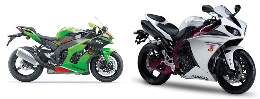 その他 R1 Kawasaki Ninja ZX-10R 2024 vs Yamaha R1 2009