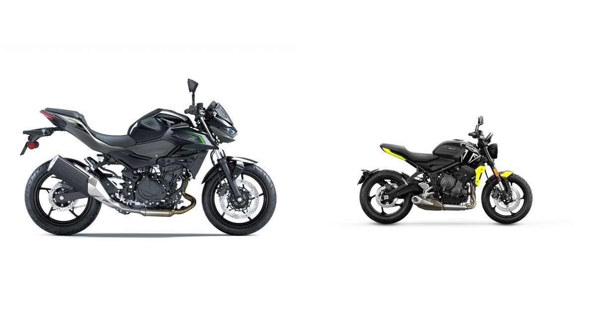 Kawasaki Z 500 2024 vs Triumph Trident 660 2024
