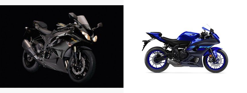 Kawasaki Ninja ZX-6R 2010 vs Yamaha R7 2024