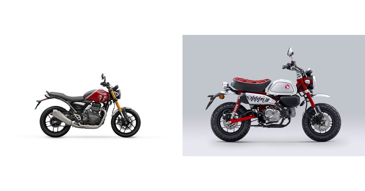 Triumph Speed 400 2024 vs Honda Monkey 125 2023