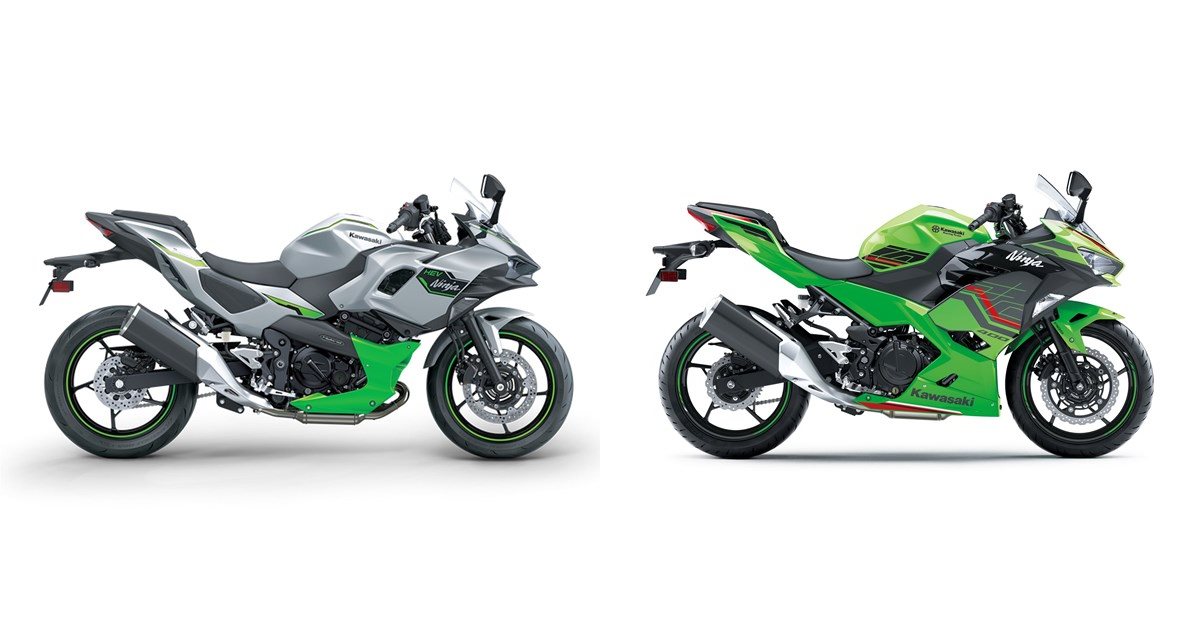 Kawasaki Ninja 7 Hybrid 2024 vs Kawasaki Ninja 400 2023