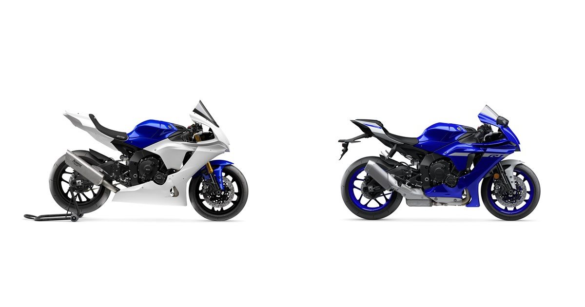 Comparaison des motos Yamaha R1 GYTR 2024 VS. Yamaha R1 2020