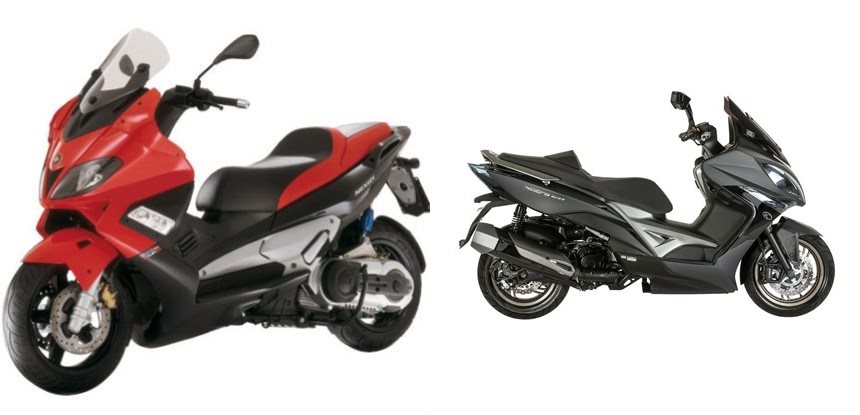 Motorrad Vergleich Gilera Nexus Vs Kymco Xciting I Abs