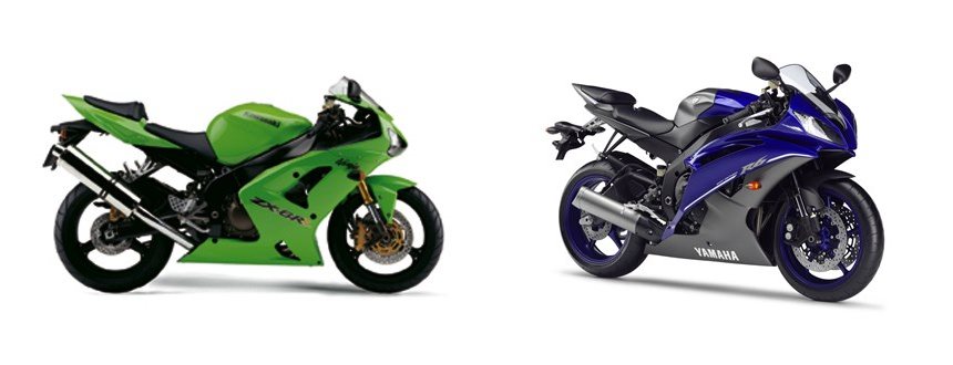 Kawasaki Ninja ZX-6R 2005 vs Yamaha YZF-R6 2013