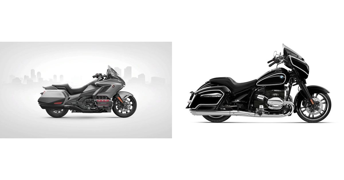 Honda GL 1800 Goldwing DCT 2023 vs BMW R 18 B 2022