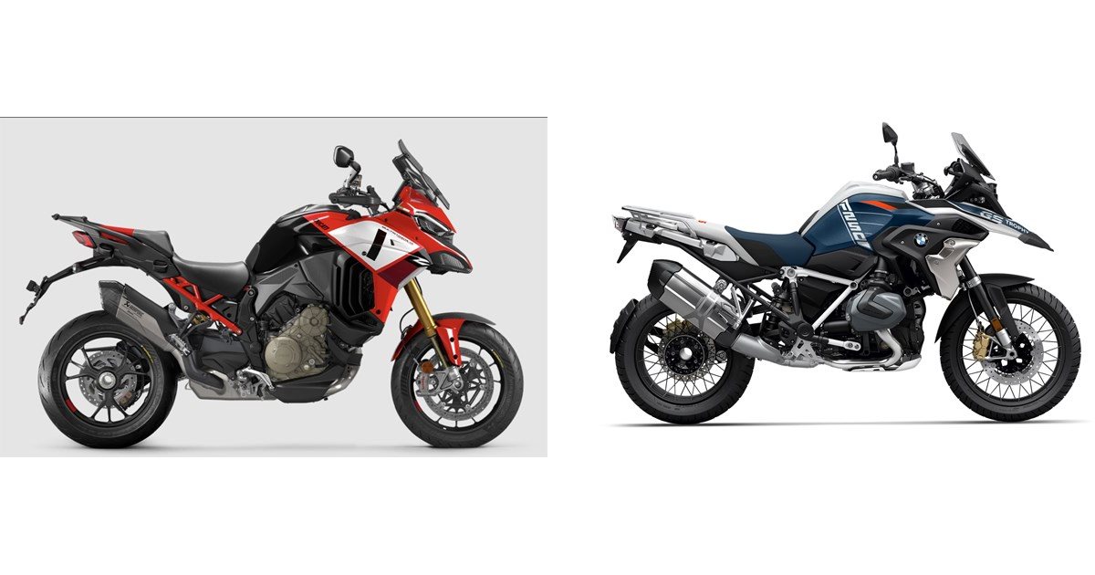 Ducati Multistrada V4 Pikes Peak 2024 vs BMW R 1250 GS 2023