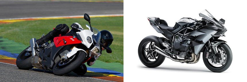 Motorrad Vergleich BMW S 1000 RR 2013 vs. Kawasaki Ninja H2R 2018