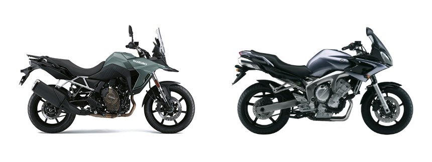 Motorrad Vergleich Suzuki V-Strom 800 2024 vs. Yamaha FZ6 Fazer 2008