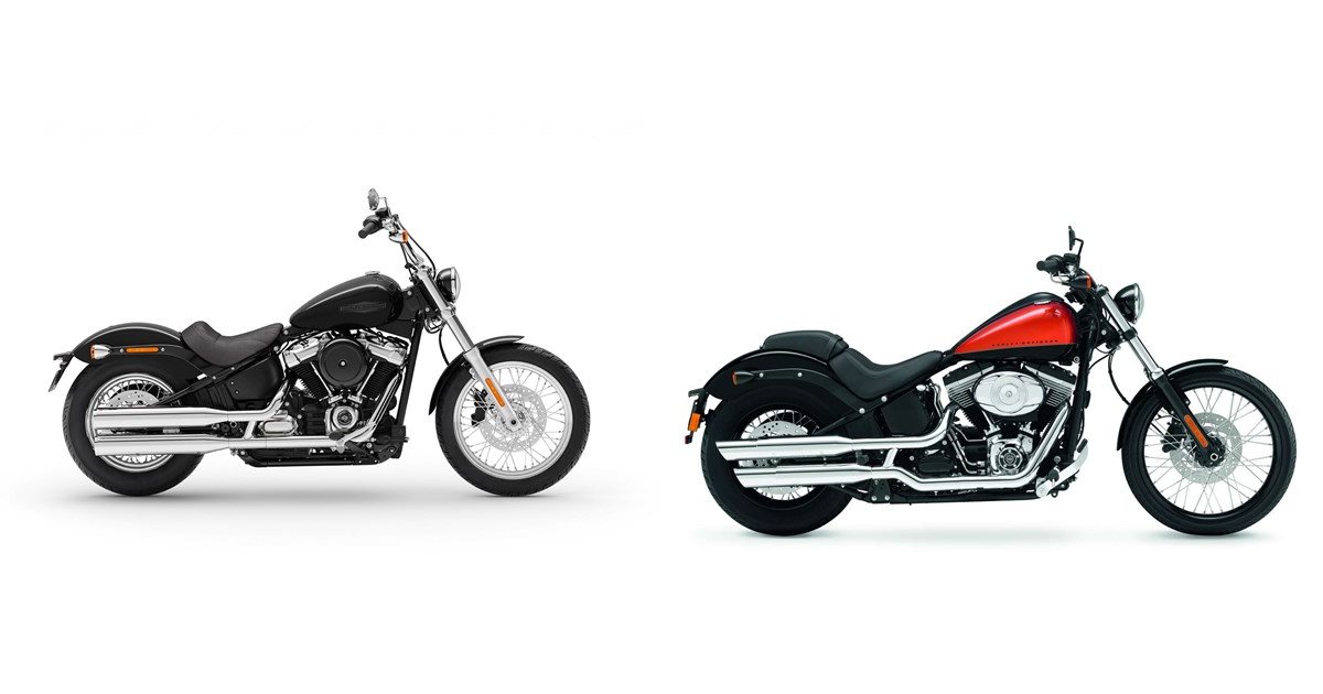 Motorrad Vergleich Harley-Davidson Softail Standard FXST 2020 vs ...