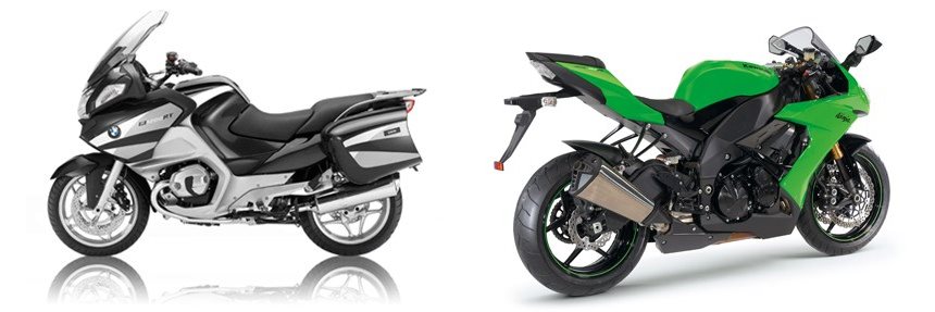 BMW R 1200 RT 2011 vs Kawasaki Ninja ZX-10R 2009