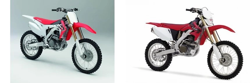 Honda CRF250R 2013 vs Honda CRF 250 X 2005