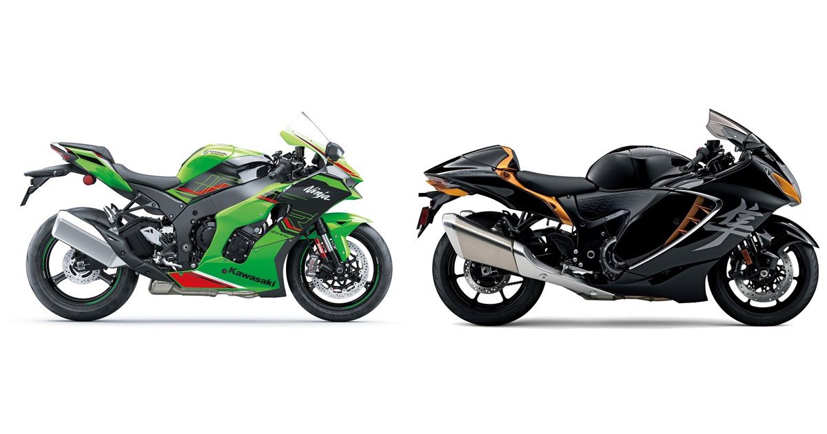 Kawasaki Ninja ZX-10R 2023 vs Suzuki GSX 1300 R Hayabusa 2021