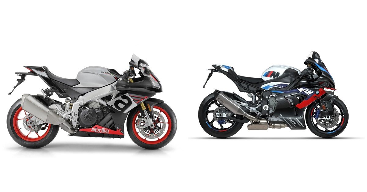 Aprilia RSV4 RR 2021 vs BMW M 1000 RR 2023