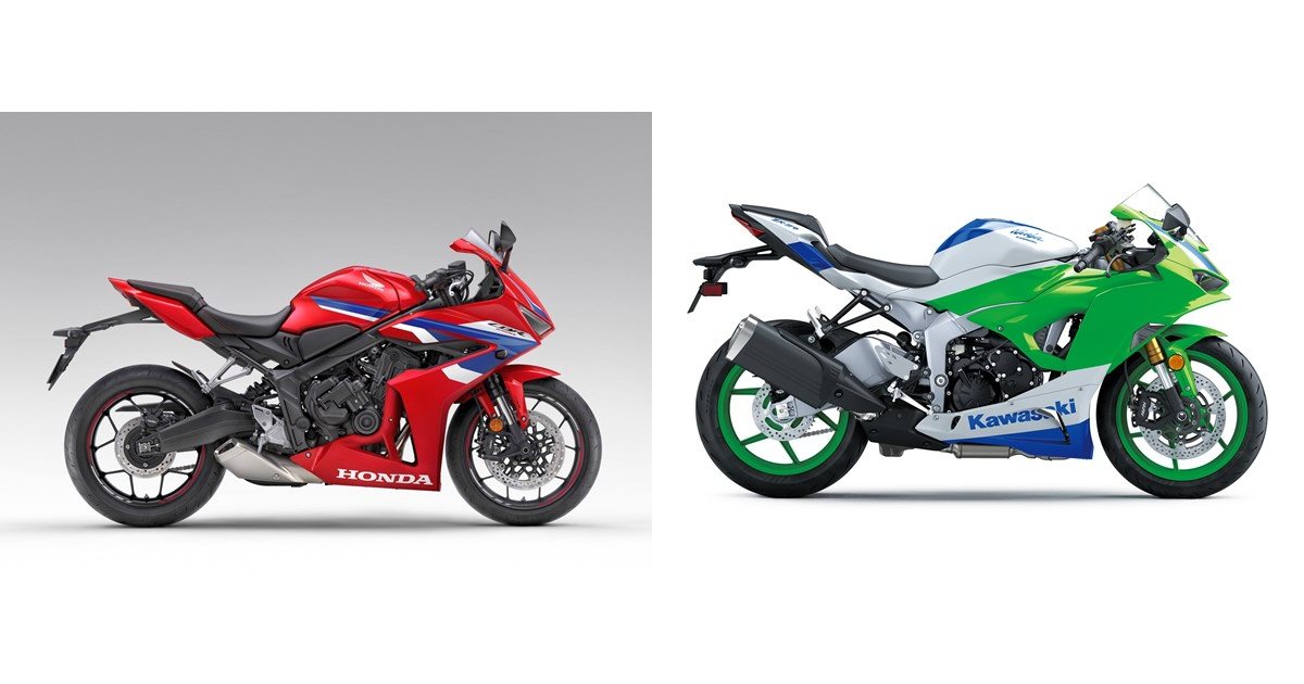 Honda CBR650R E-Clutch 2024 vs Kawasaki Ninja ZX-6R 40th