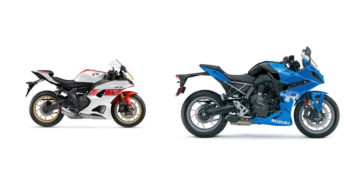 Yamaha R7 World GP 60th Anniversary 2021 vs Suzuki GSX-8R 2024