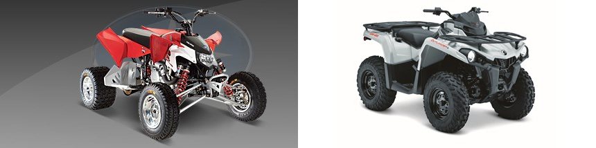 Polaris Outlaw 450 MXR 2011 vs Can-Am Outlander L 450 2015