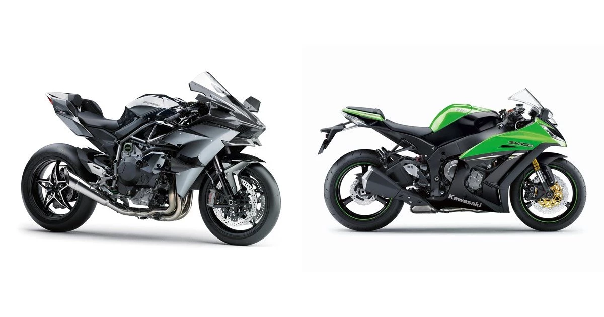 Kawasaki Ninja H2R 2018 vs Kawasaki Ninja ZX-10R 2014