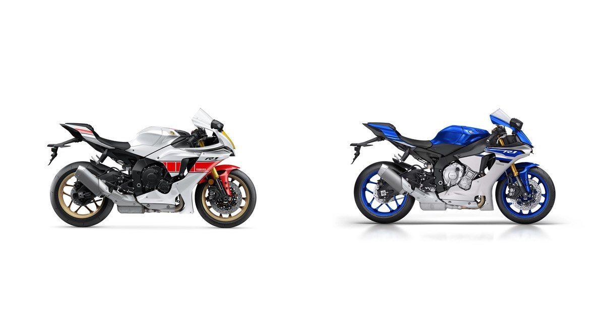 450 Rse Vs R1 Motorrad Vergleich Yamaha R1 World GP 60th Anniversary 2023 vs. Yamaha ...
